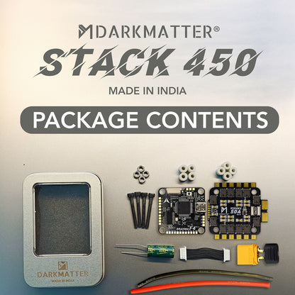 Darkmatter STACK 450 – BRAHMA F4 MK-III + VISHNU 50 MK-II (FC + ESC ) Made in India