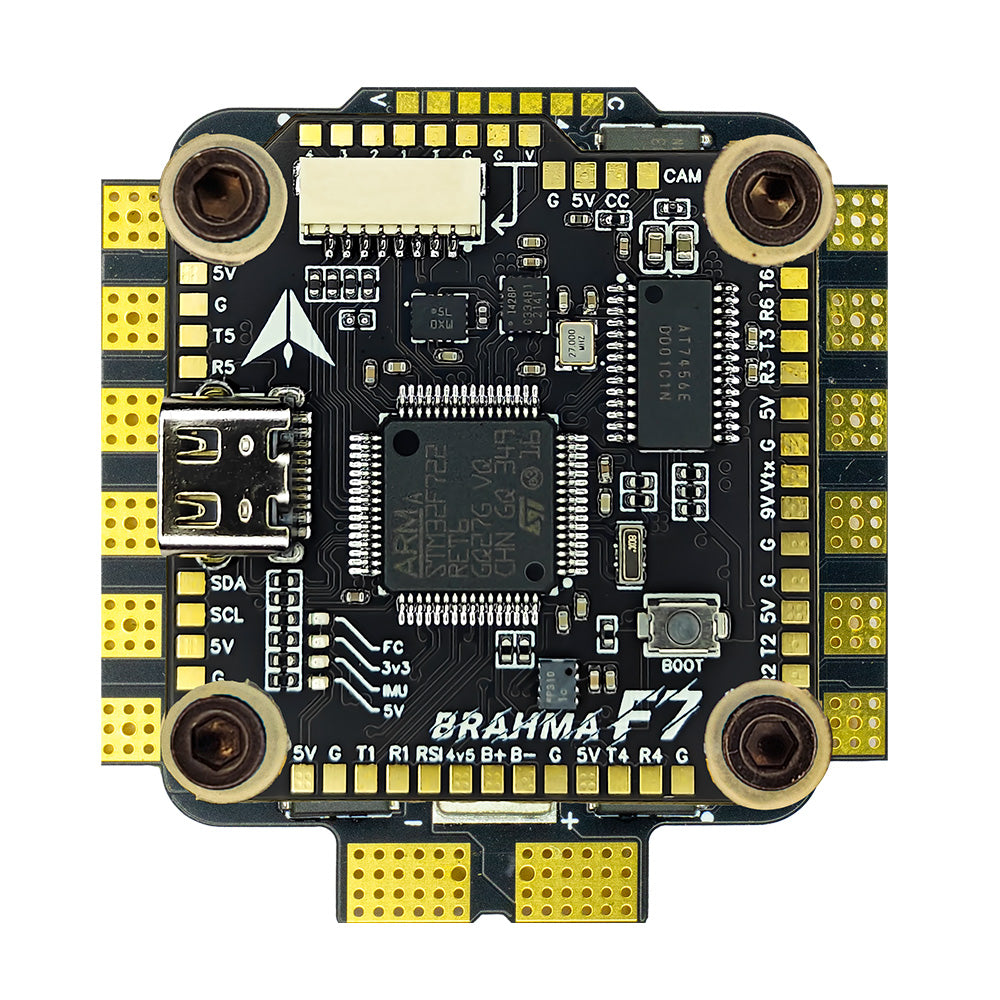Darkmatter STACK 750 – BRAHMA F7 MK-I + VISHNU 50 MK-II (FC + ESC) BetaFlight Stack Made In India