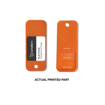 Numakers PLA+ Filament – Outrageous Orange – 1.75 mm / 1 kg