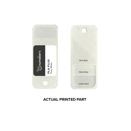 Numakers PLA+ Filament – Pure White – 1.75 mm / 1 kg