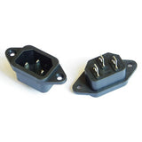 IEC320 C-14 Male Adapter Computer Power Supply AC 250v 10a CP-22S Panel Mount 3 Pin