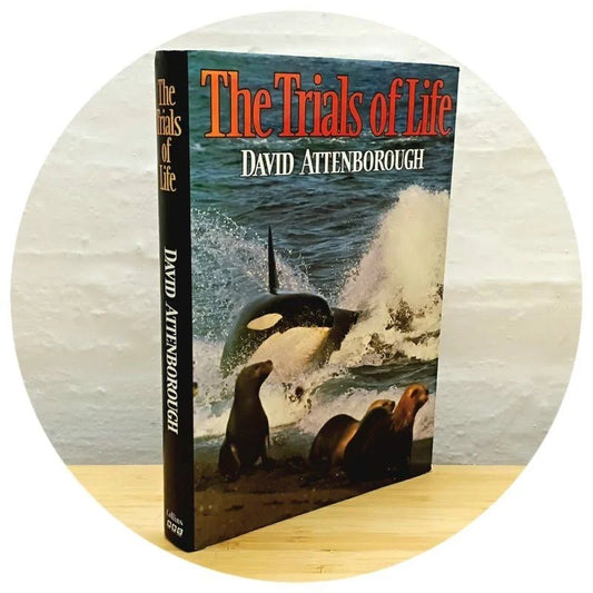 THE TRIALS OF LIFE : A NATURAL HISTORY OF ANIMAL BEHAVIOUR BY ATTENBOROUGH (HARDCOVER) OLD BOOK