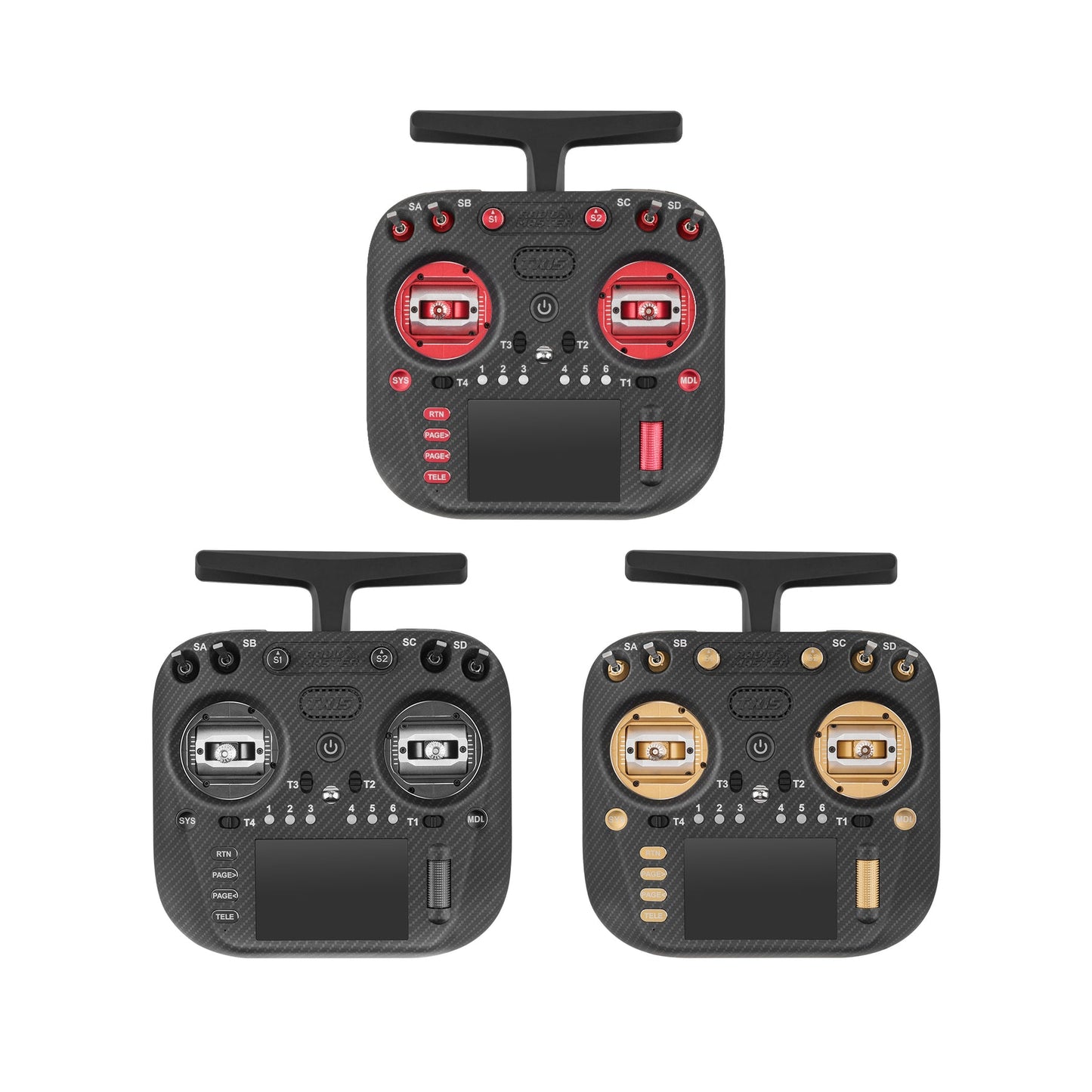 Radiomaster TX15 Max Radio Controller (M2, AG02)- ELRS Version- Red