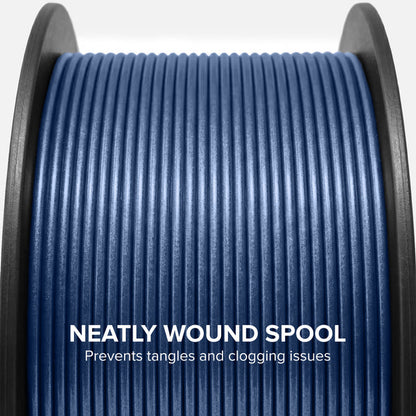 Numakers PLA Metallic Filament – Titanium Blue – 1.75 mm / 1 kg