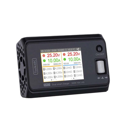 ToolKitRC M6D 500W 25A 1-6S DC Dual Smart Charger