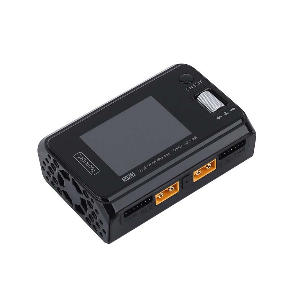 ToolKitRC M6D 500W 25A 1-6S DC Dual Smart Charger
