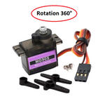 (360) Towerpro MG90S Micro Digital Servo Motor (360° Continuous Rotation)