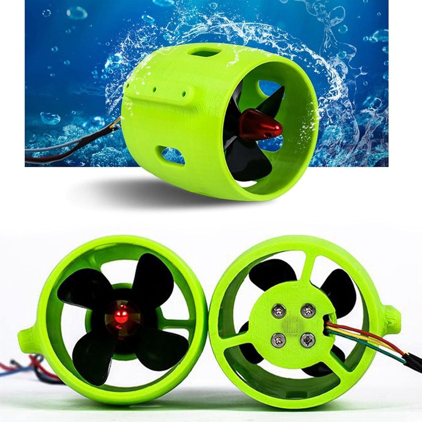 Underwater Thruster Propeller for RC Ship Boat 480KV Brushless Motor Pair (CW+CCW)