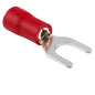 Fork Terminal 1.25-4 (0.5-1.5sqmm) insulated Crimp Spade Battery Connector U Type Thimbal (1 Pc)
