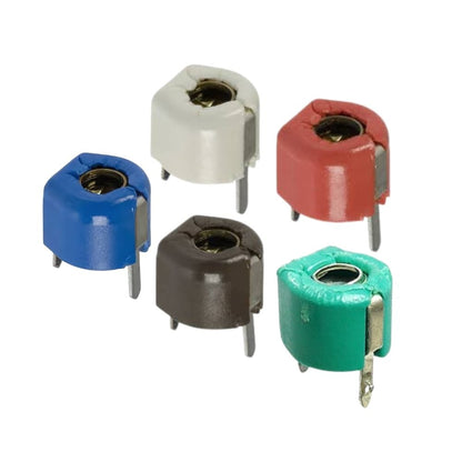 Elepak Trimmer Variable Capacitor Pak 5pF to 120pF 14 Pcs 7 Values