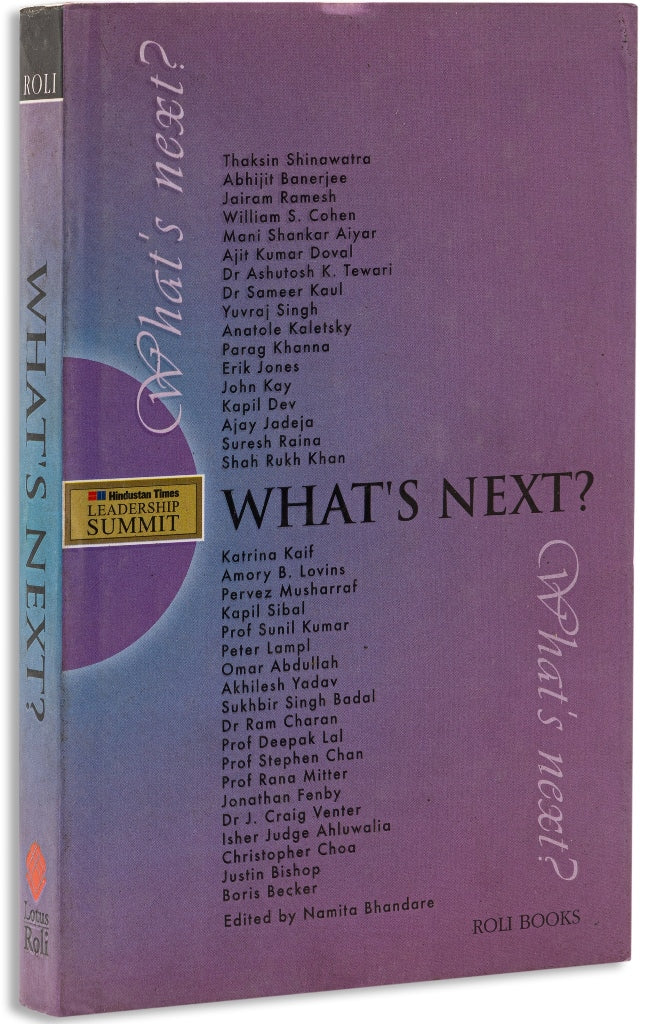 WHAT'S NEXT (HINDUSTAN TIMES LEADERSHIP SUMMIT) BY NAMITA BHANDARE [HARDCOVER]