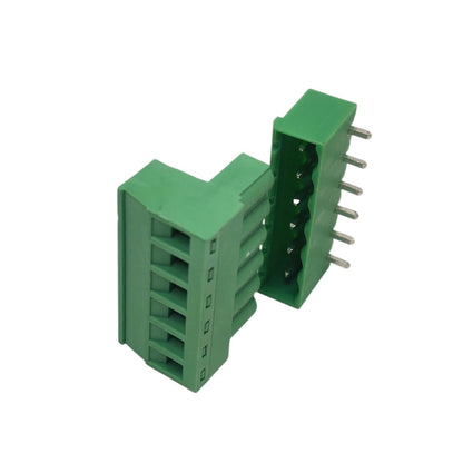 6 Pin Male & Female Plug-in Screw Terminal Block Connector PBT (1 Pair)