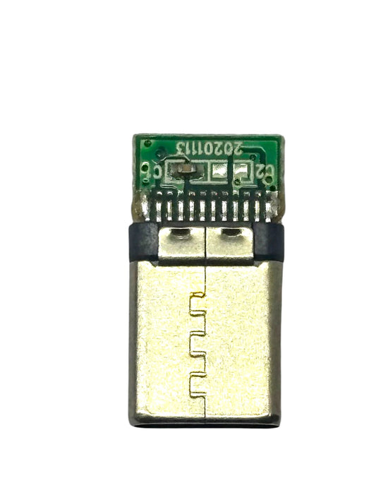 Board Plug USB 3.1 Type-C PD 20W Connector 5Pin Male Receptacle Adapter to Solder Wire Cable High Current Support