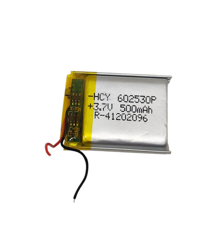 3.7v 500mAh LiPo Lithium Polymer Rechargeable Battery(30x20x5mm)