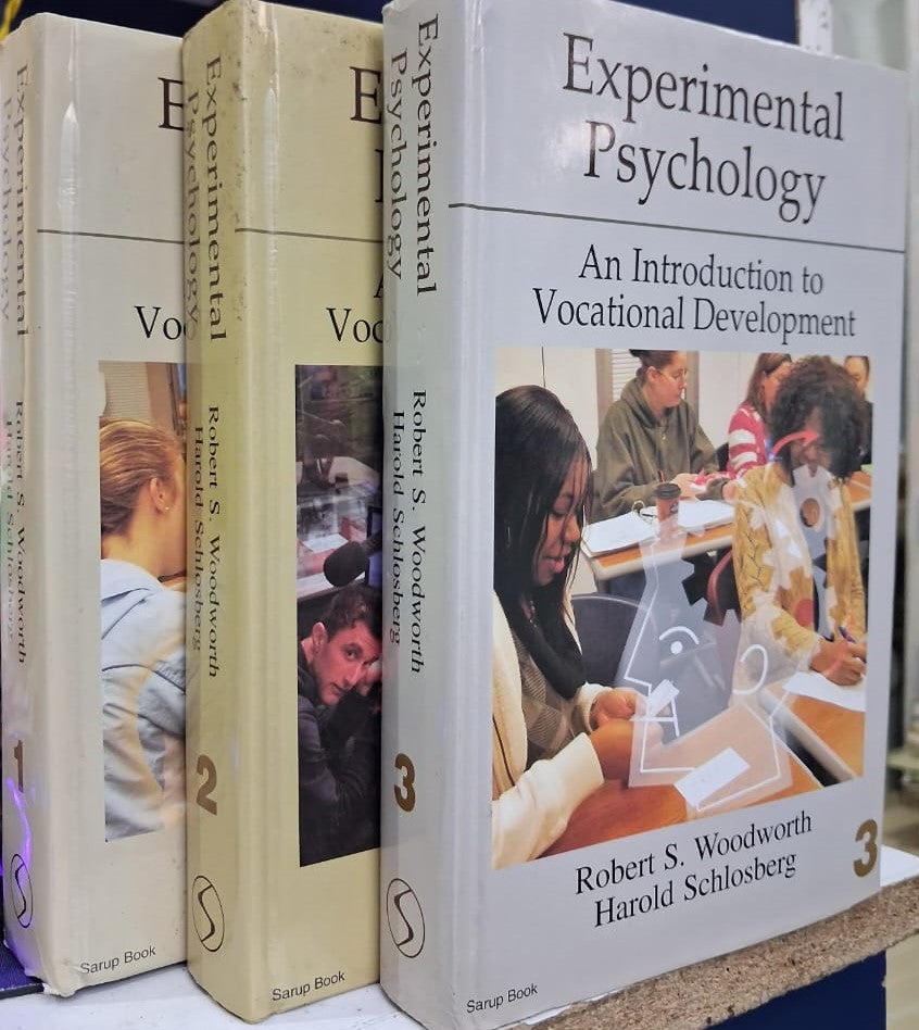 EXPERIMENTAL PSYCHOLOGY : AN INTRODUCTION TO VOCATIONAL DEVELOPMENT BY ROBERT S. WOODWORTH & HAROLD SCHLOSBERG : 3 VOLUMES SET [HARDCOVER]