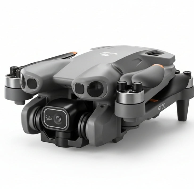 GT50 Pro Mini Drone with Remote Display – Dual Camera 4K HD, Foldable & Portable Design