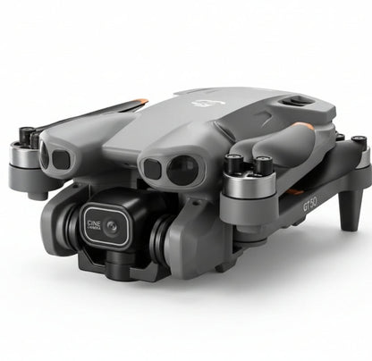 GT50 Pro Mini Drone with Remote Display – Dual Camera 4K HD, Foldable & Portable Design