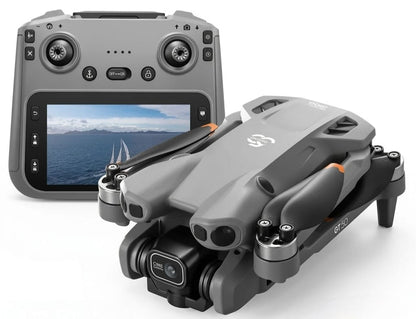 GT50 Pro Mini Drone with Remote Display – Dual Camera 4K HD, Foldable & Portable Design