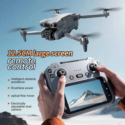GT50 Pro Mini Drone with Remote Display – Dual Camera 4K HD, Foldable & Portable Design