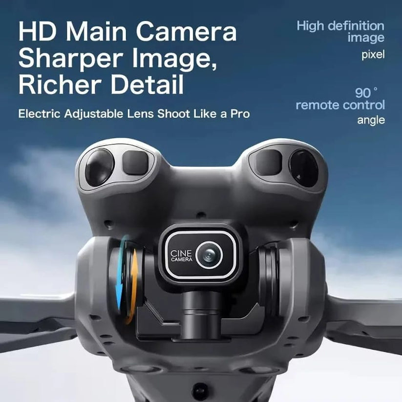 GT50 Pro Mini Drone with Remote Display – Dual Camera 4K HD, Foldable & Portable Design