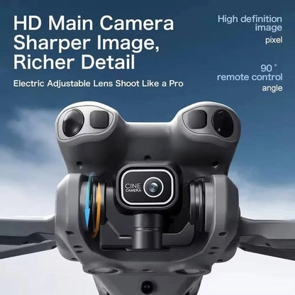 GT50 Pro Mini Drone with Remote Display – Dual Camera 4K HD, Foldable & Portable Design
