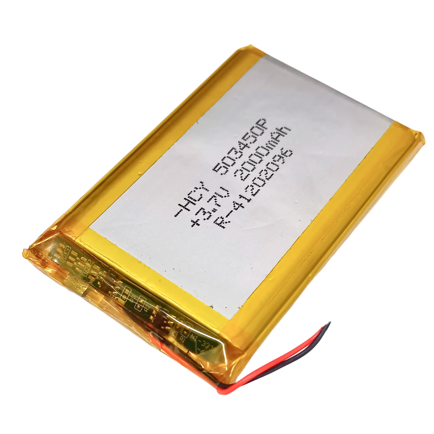 3.7v 2000mAh LiPo Lithium Polymer Rechargeable Battery