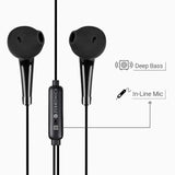 Zebronics Zeb-Calyx (BLACK) Wired in Ear Earphones with Mic