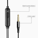 Zebronics Zeb-Calyx (BLACK) Wired in Ear Earphones with Mic