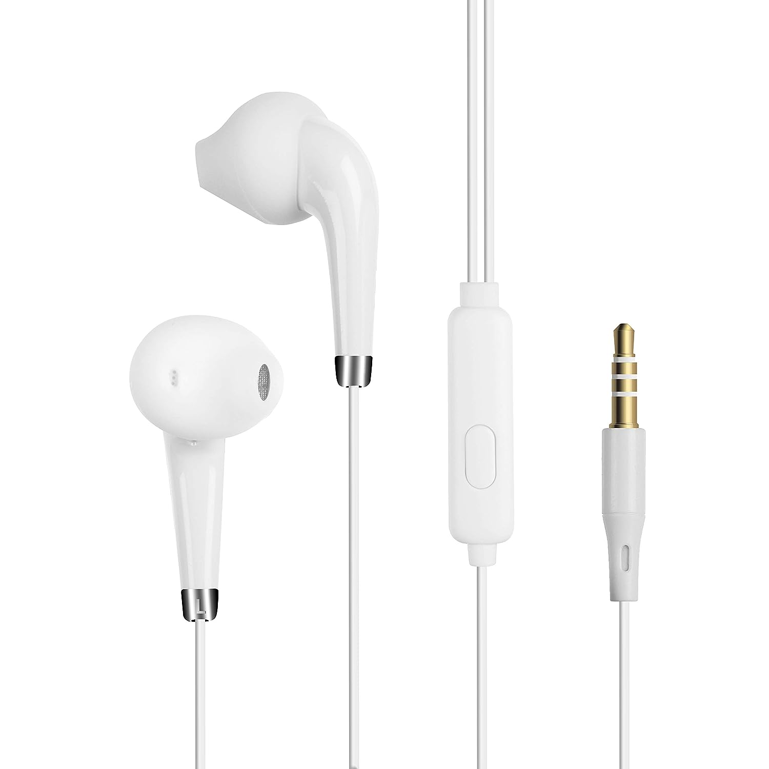 Zebronics Zeb-Calyx (WHITE) Wired in Ear Earphones with Mic