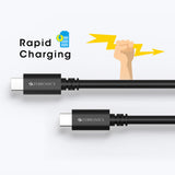 ZEBRONICS USB Type C Cable 1.5 m ZEB-CCC1500