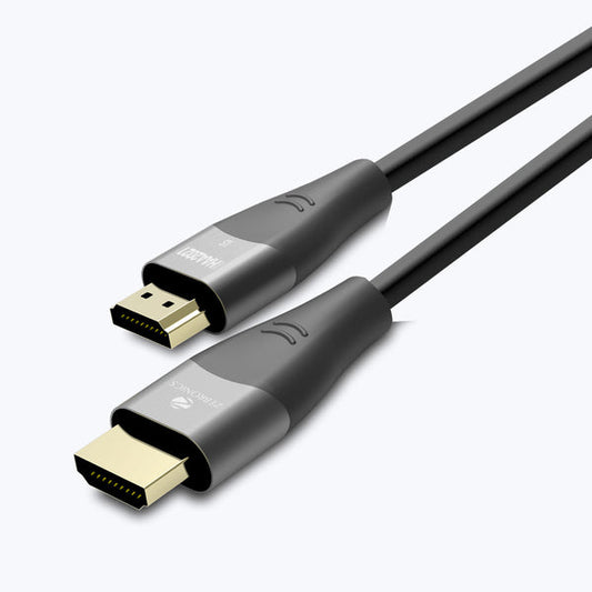 ZEBRONICS HAA2021 HDMI version 2.1 cable with 8K @ 60Hz, 4K @ 120Hz, eARC & CEC support, 3D compatible, 2 meters length, 48Gbps max and Gold-plated connectors