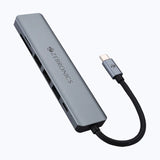 ZEBRONICS ZEB-TA700 7 in1 USB Type C Multiport Adapter with USB, HDMI, SD, Micro SD, Type C PD