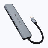 ZEBRONICS 7 in1 USB Type C Multiport Adapter with USB, HDMI, SD, Micro SD, Type C PD