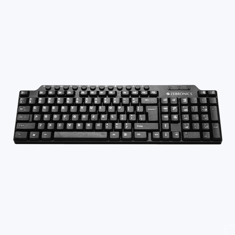 ZEBRONICS KM2100 USB Multimedia Keyboard (Black)