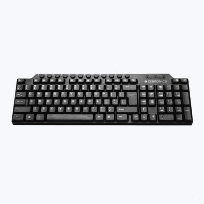 ZEBRONICS KM2100 USB Multimedia Keyboard (Black)