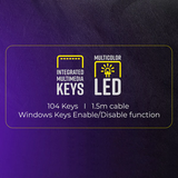 ZEBRONICS Nitro Plus Mechanical Keyboard Black (K4100M)