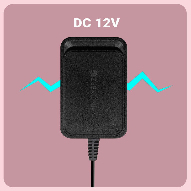 Zebronics ZEB-PA122A AC-DC 12V 2A Power Adaptor
