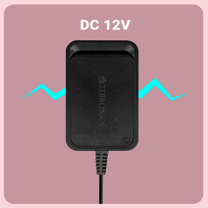 Zebronics ZEB-PA122A AC-DC 12V 2A Power Adaptor