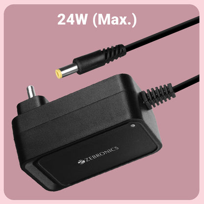 Zebronics ZEB-PA122A AC-DC 12V 2A Power Adaptor