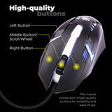 ZEBRONICS Zeb-SCORPIO Premium USB Gaming Mouse with 3 Buttons, 1000 DPI High Precision