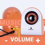 ZEB IGLOO Orange Zebronics 2.0 Computer Multimedia Speaker
