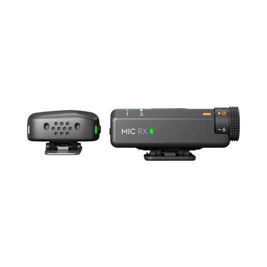 DJI Mic Mini (1 TX + 1 RX) Compact Ultra Light Wireless Microphone with Noise Cancelling