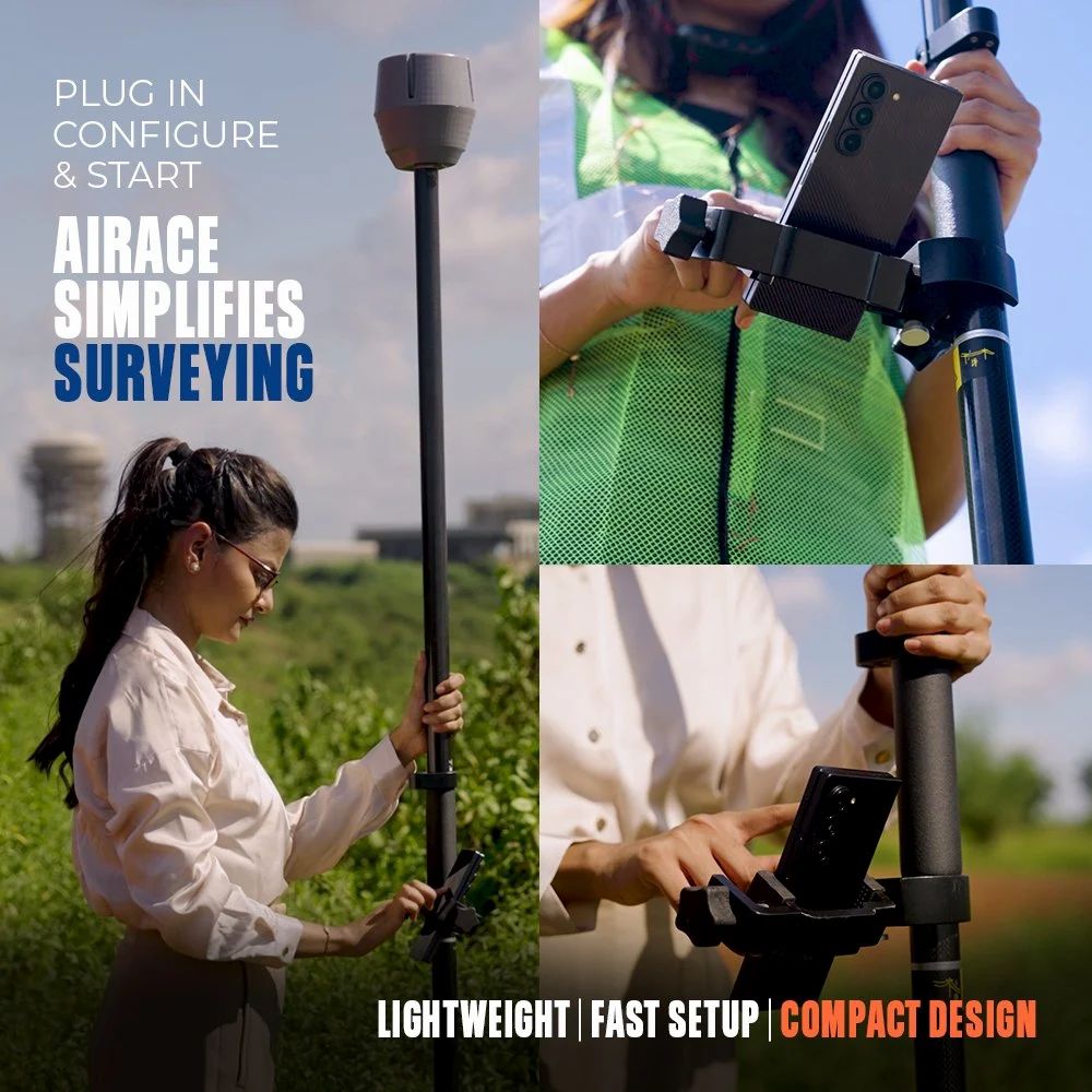 Airace FX6i—High-Precision GNSS RTK Receiver (Rover Only)