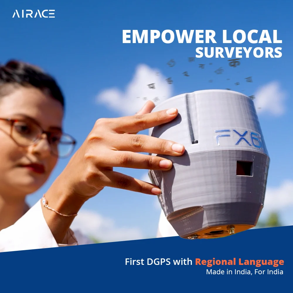Airace FX6i—High-Precision GNSS RTK Receiver (Rover Only)
