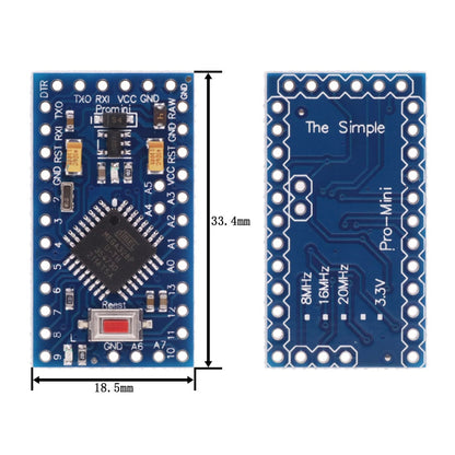 Pro Mini ATMEGA328P 3.3v 8Mhz Arduino Compatible PROMINI