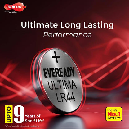 Eveready LR44 1.5V Eveready Ultima Lithium Coin Battery (Pack of 1)