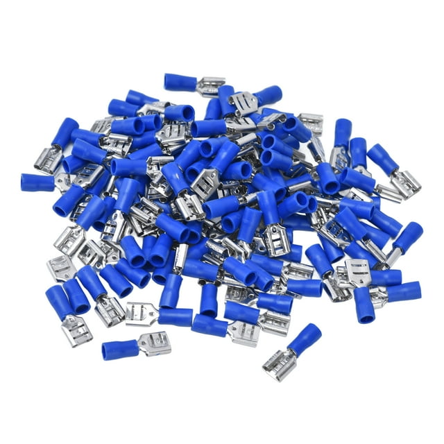 Female Spade Connector 2-2.50mm Blue