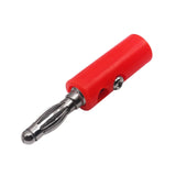 4mm Banana Plug Connector Male with Screw- RED 1 Pc