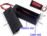 1 x AA 1.5V Battery Holder With Cover and On Off Switch