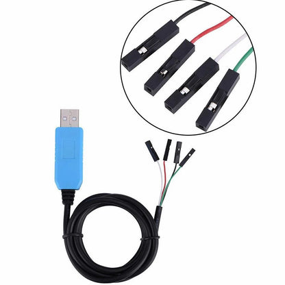 USB to TTL RS232 Module USB to Serial Cable Converter PL2303 4 pin